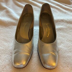 Silver Women's Heels by Unknown Brand